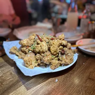 garlic and pepper fried chicken