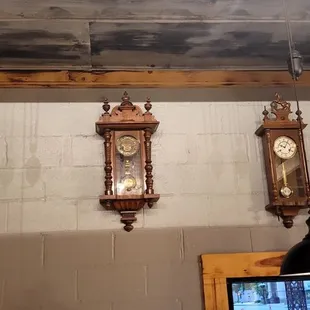 Clocks on the wall
