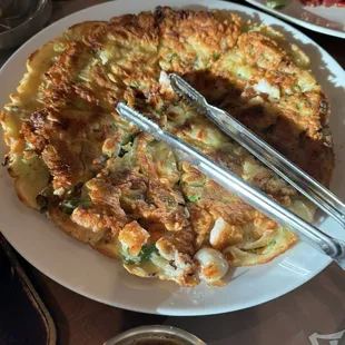Seafood Pancake Plate