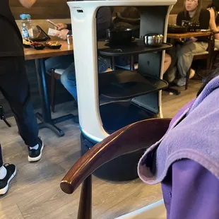 Robot serve the food