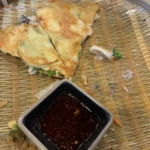 Seafood Pancake Plate