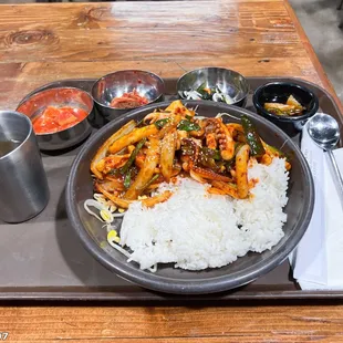 A16 Spicy Squid Plate