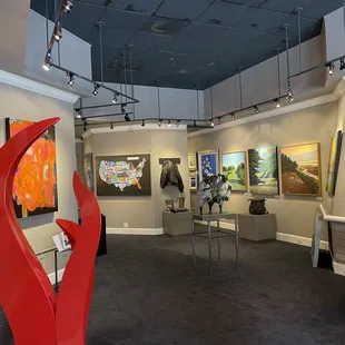 Interior of the Hanson of Sonoma Tasting Room at Hanson Gallery in Sausalito.