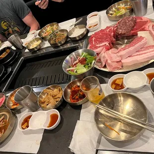 We got the beef and pork combo. Plenty of food for six of us.