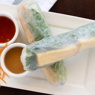 Fresh roll with tofu