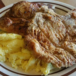 Pork Chops and Eggs