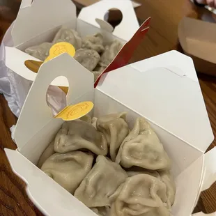 Chicken and Pork Pan Friend Dumplings