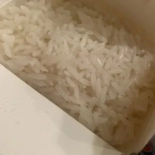 Small white rice