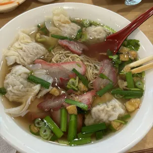 Chiu Chow Style Noodle Soup