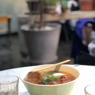 Lion Head Meatball Noodle Soup