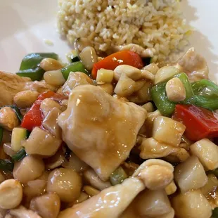 King Pao chicken- lunch combo