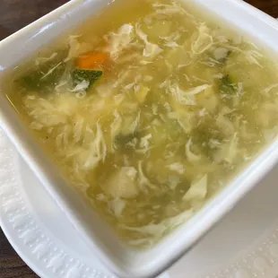 Egg drop soup - part of lunch special