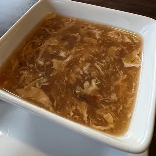 Soup was a bit bland for Hot &amp; Sour Soup