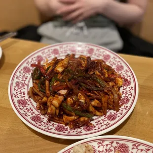 Stir Fried Spicy Squid
