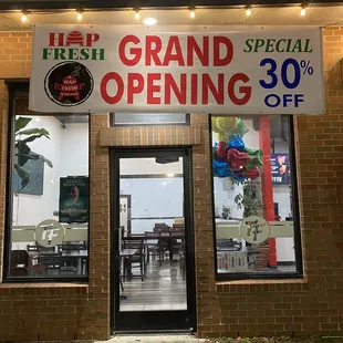 Grand opening