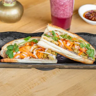 Lemongrass chicken Banh Mi (1 foot long)