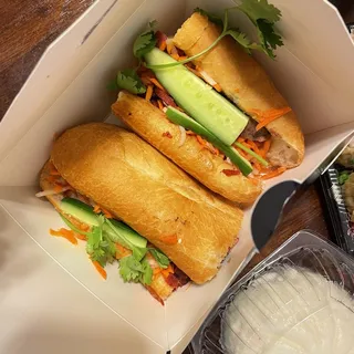 Barbecue Char Sui Pork Banh Mi