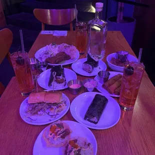Ahi Crispy Poke Bitez/Kalua Pork Sliders/Pork Lumpia/Brisket Musubi/Pork Belly Musubi/Spam Musubi/Chicken Adobo Plate/Chicken FlipNuggets!