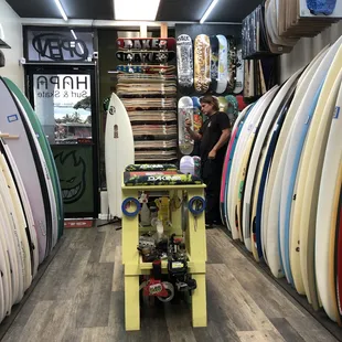 Mayhems Mike Reola lurking on the new ...Lost Surfboards.
