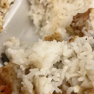 Over cooked rice