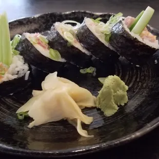 sushi and sashimi, food
