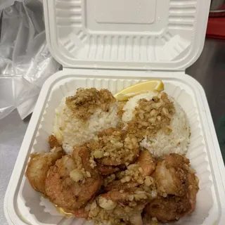 Hawaiian Garlic Shrimp