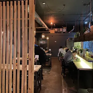 the interior of a restaurant