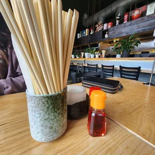 sushi and sashimi, interior