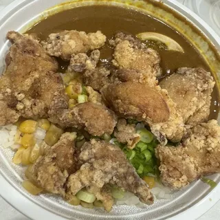 Fried Chicken Curry Rice Bowl