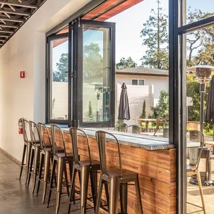 a view of the outdoor patio