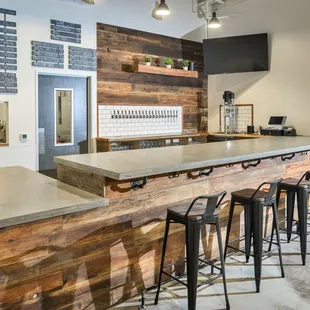 Bar Area to order a drink, strike up a conversation with new friends, or order some food