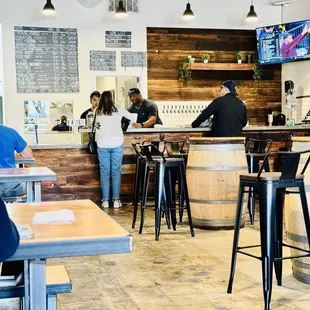 customers in the bar