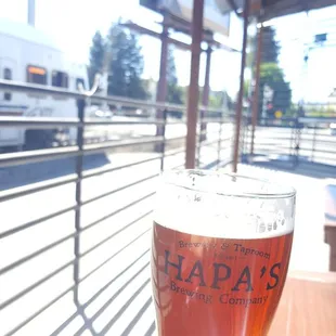 It's really the red ale that is the eye candy in this pic