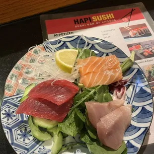 Sashimi sampler
