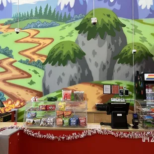 Front desk/snack bar