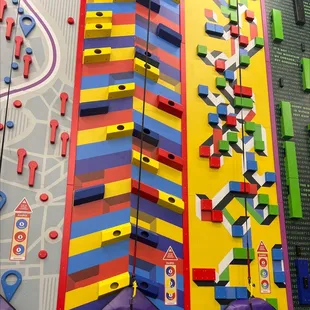 Rock climbing walls