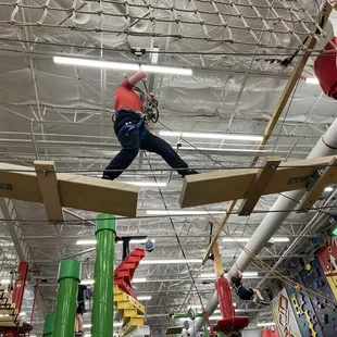 Elevated obstacle course