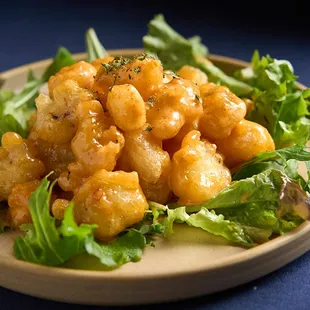 Ebi mayo - fried rock shrimp with spicy mayo。
 https://www.instagram.com/happarestaurant