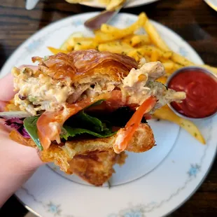 Inside of the Croissant