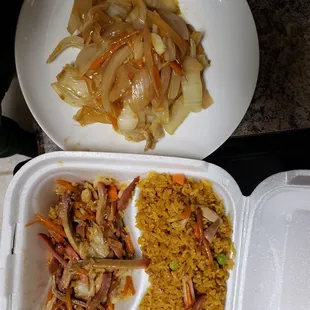 Supposed to be chow mein with no onions