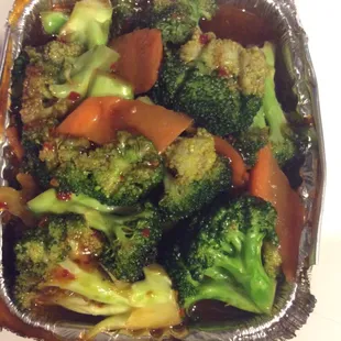 Take out Broccoli with Garlic Sauce