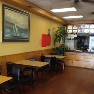 sushi and sashimi, interior