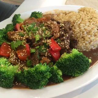 Stew over Brown Rice