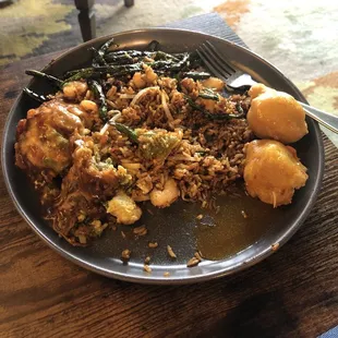 451. Szechwan String Beans 107. Shrimp Fried Rice 106. Vegetable Egg Foo Young 222. Orange Chicken