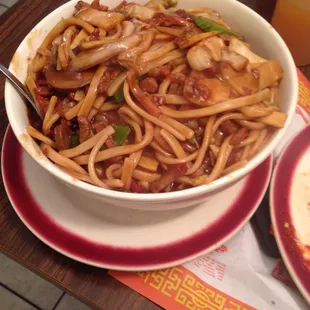 BBQ Pork Shanghai Chow Mein