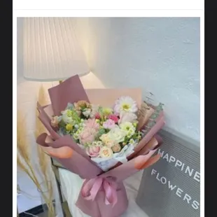 Picture of The Mixed Flowers Bouquet from website