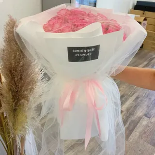 36 Stems Of Roses With Tulle