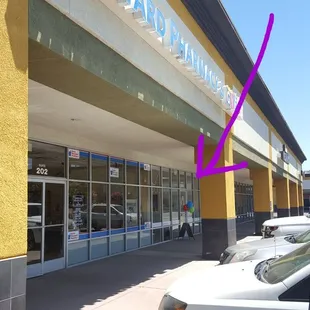 Located in the Mar Val Shopping Center, right next door to this pharmacy.  There is no signage currently up above.