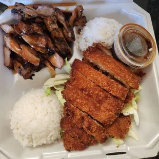 TC9. Chicken Teriyaki and Chicken Katsu Combo