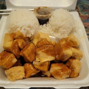 regular tofu terkiyaki